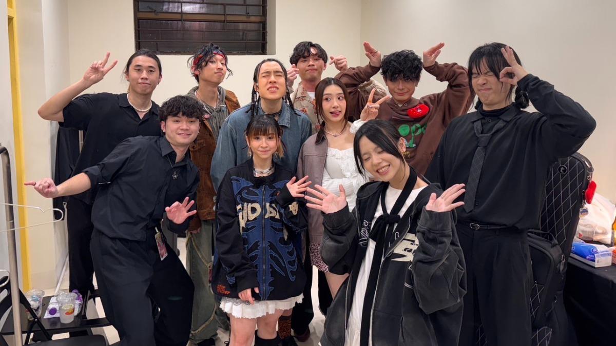 163braces和香港樂團「晚安莉莉」相見歡。（圖／形上娛樂提供）