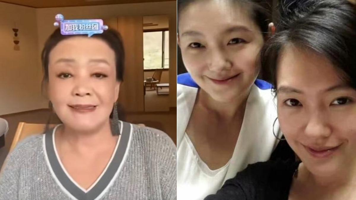 女星大S前婆婆張蘭，因與小S有關的一份文件遭抖音封禁帳號。（圖／翻攝張蘭微博、小S微博）