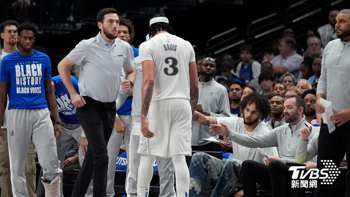 戴維斯的傷勢確認為左大腿內側「內收肌」拉傷。（圖／達志影像美聯社）