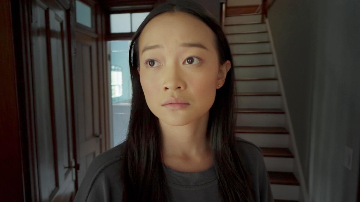 加拿大新銳女星卡莉娜梁透露小時也常常撞鬼，與角色有高度共鳴。（圖／采昌提供）