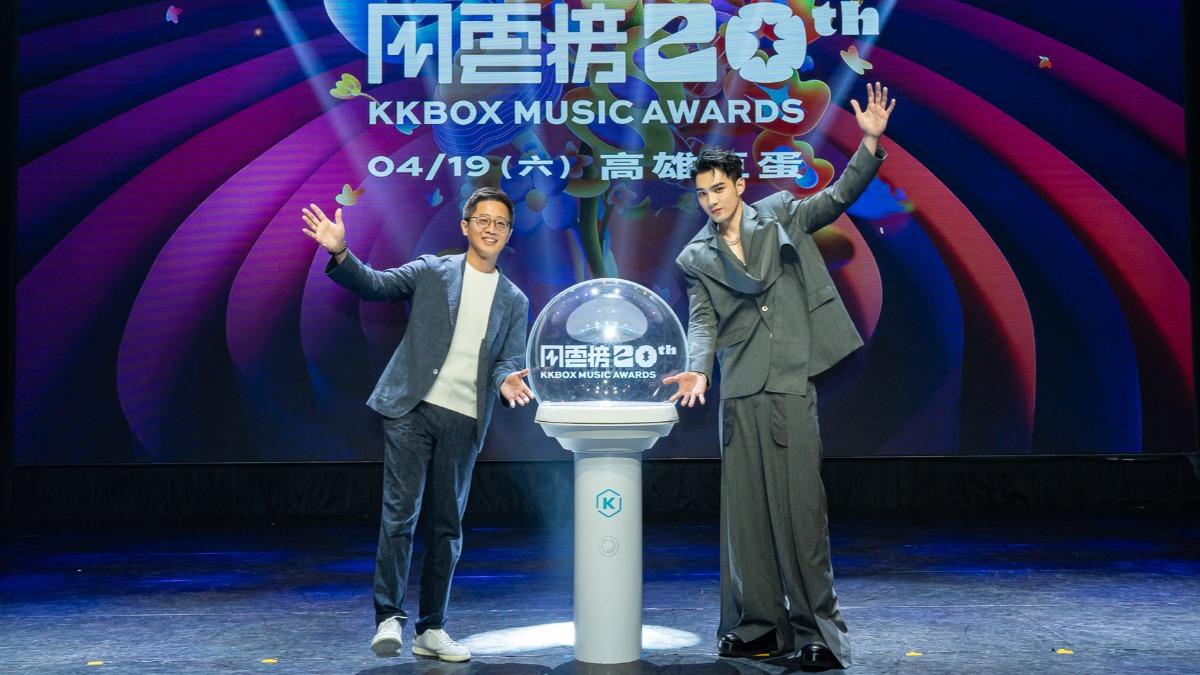 黃偉晉二度主持典禮。（圖／KKBOX提供）