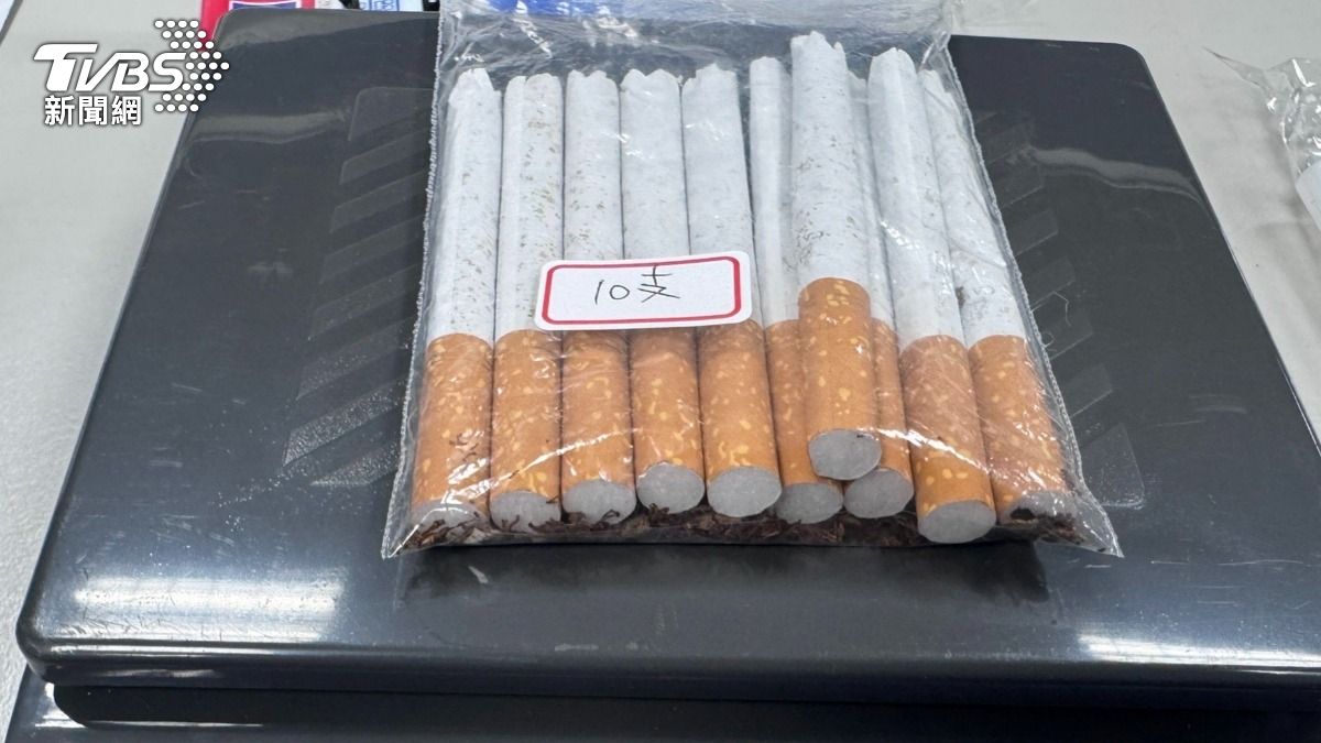 警方查扣彩虹菸。（圖／TVBS）
