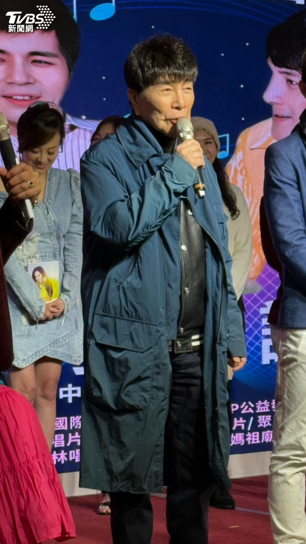 謝雷前陣子錄音受了不少委屈，讓他自嘲氣到以為中風。（圖／陳薈涵攝）