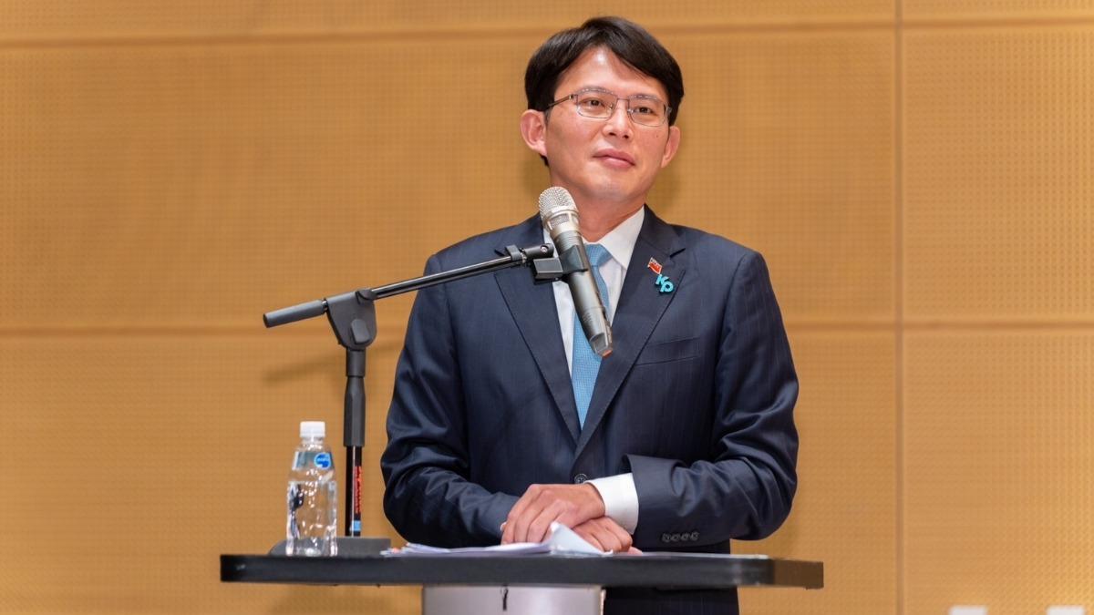 民眾黨立委黃國昌當選新任民眾黨主席。（圖／民眾黨提供）