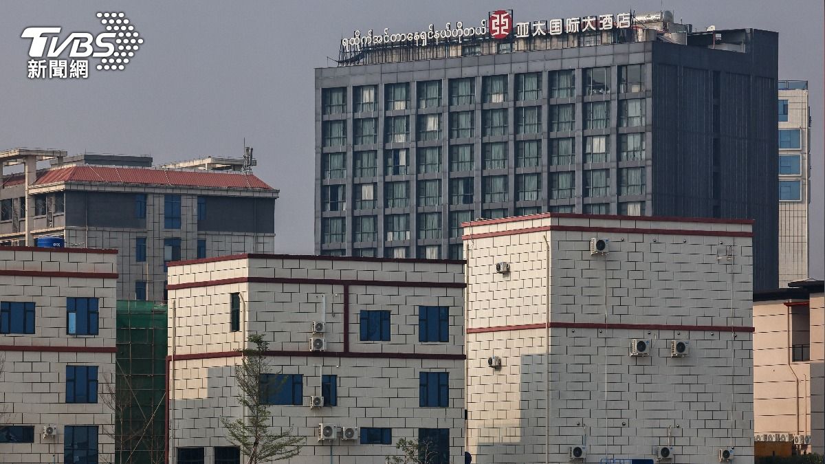 泰國對緬甸部分地區實施斷電斷網。（圖／達志影像路透社）