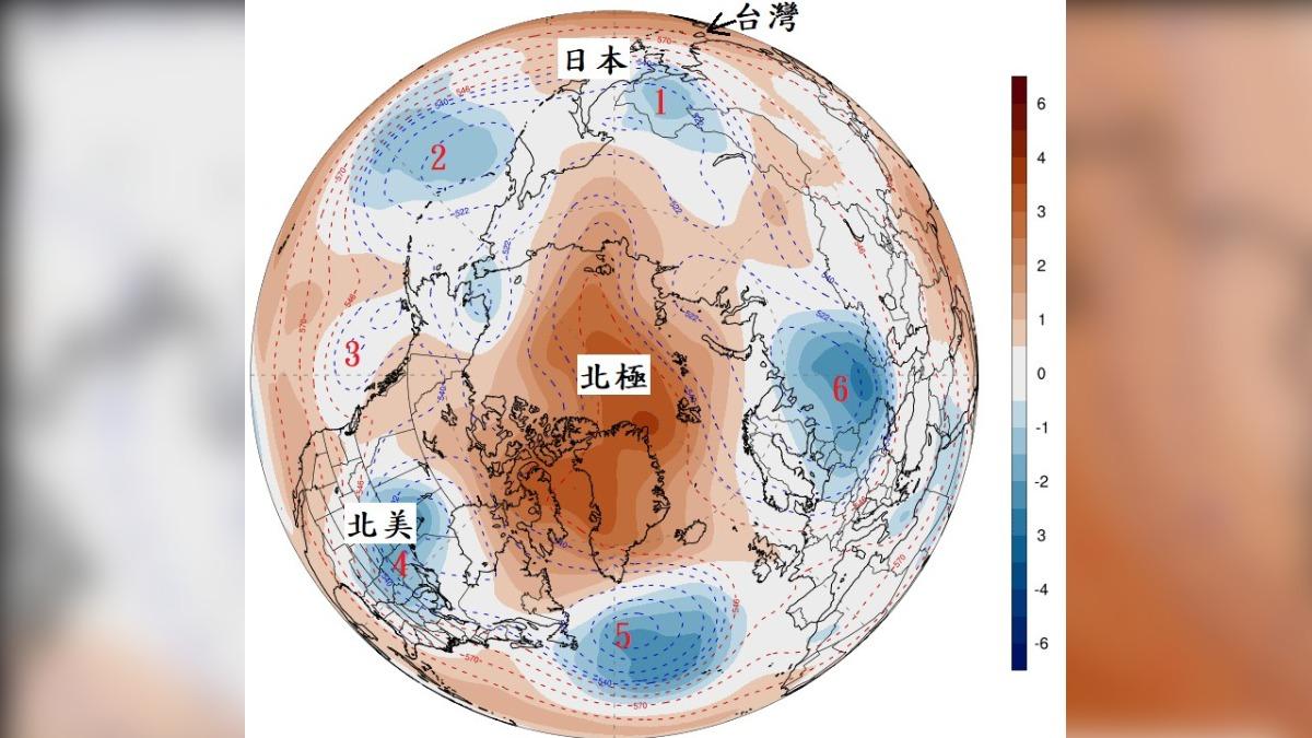 負北極振盪-鄭明典-天氣-一週天氣-天氣預報