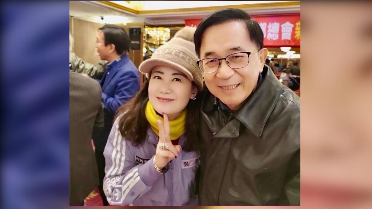 陳水扁貼出與吳思瑤的合照。（圖／翻攝自陳水扁新勇哥物語臉書）