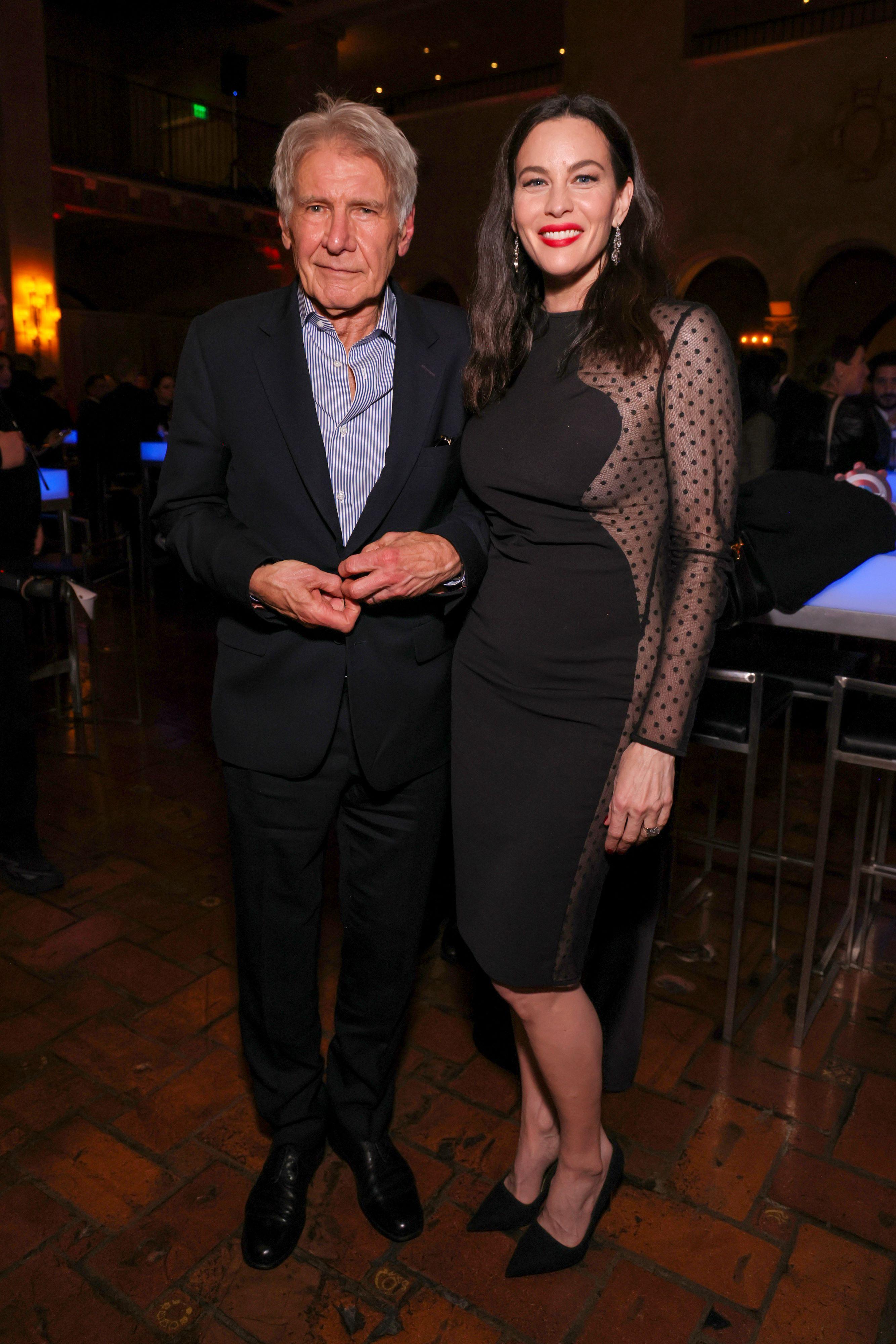 左起哈里遜福特、麗芙泰勒。（圖／漫威影業提供）