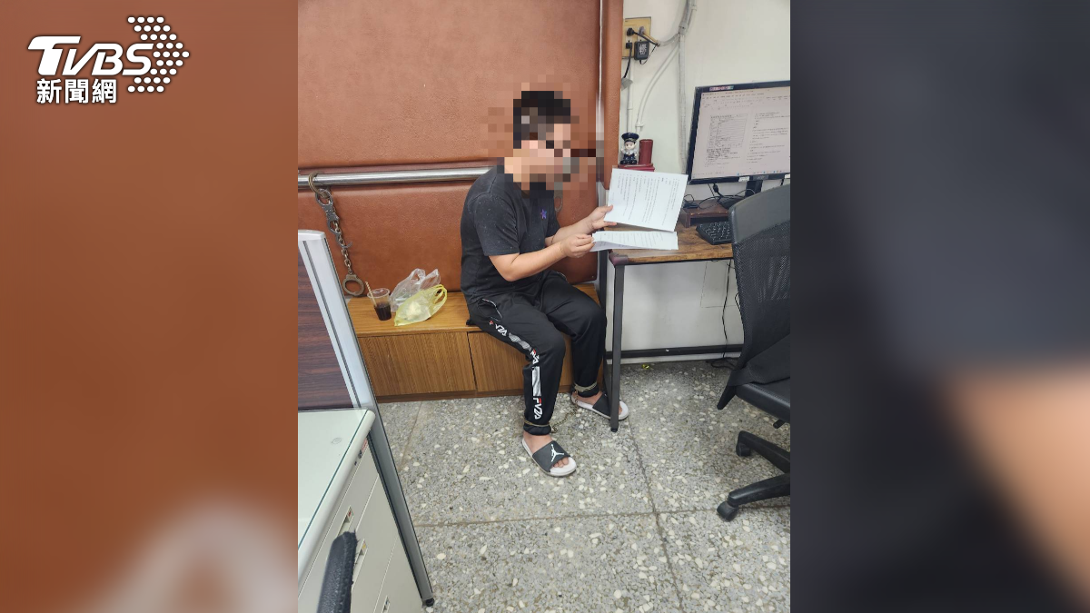 犯嫌犯下多起寺廟竊盜案。（圖／TVBS）