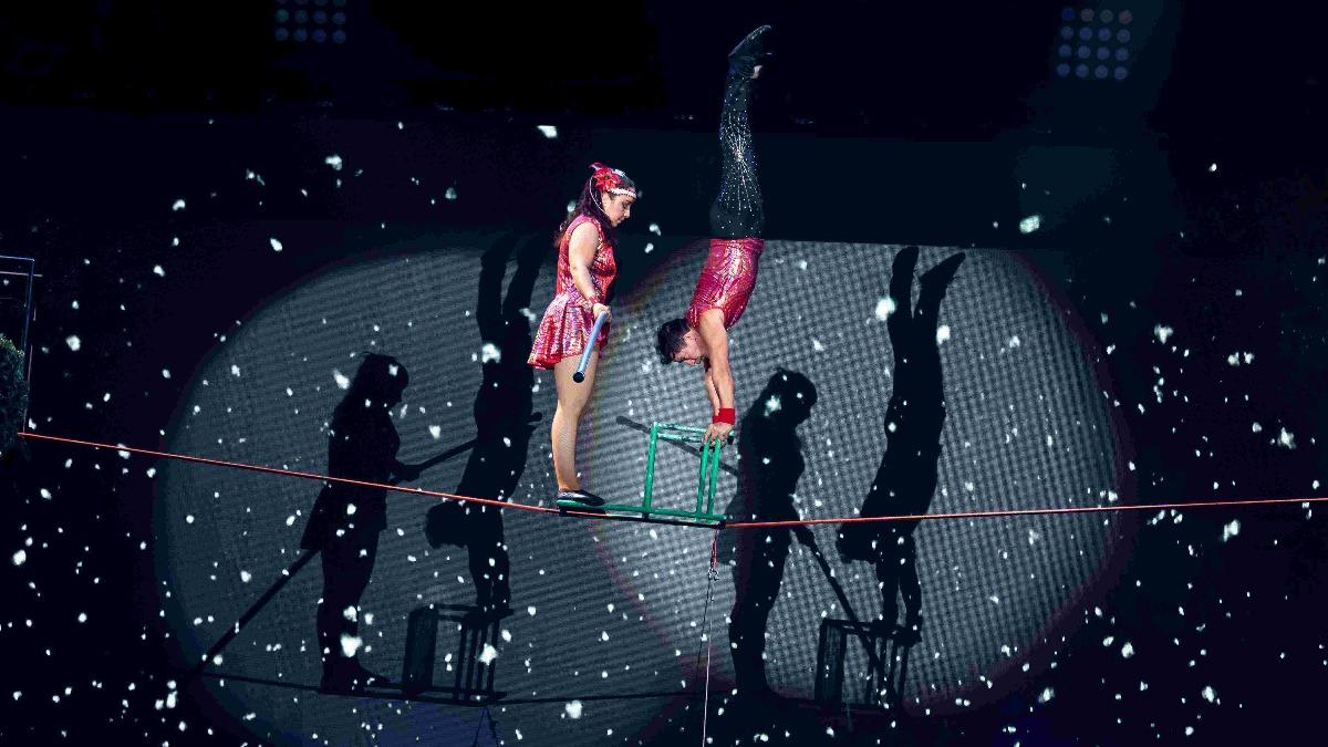 「美國高空大馬戲團」特技相當精采。（圖／寬宏藝術提供）