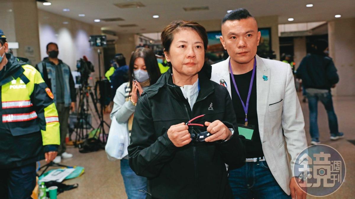 黃珊珊在民眾黨內非常受柯文哲重視，柯曾擔心她與林國成有心結。（圖／鏡週刊）
