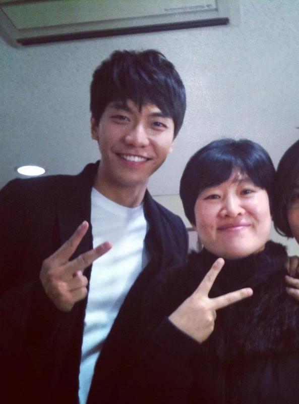 李昇基（左）跟前老闆權真英。（圖／翻攝自權真英IG）