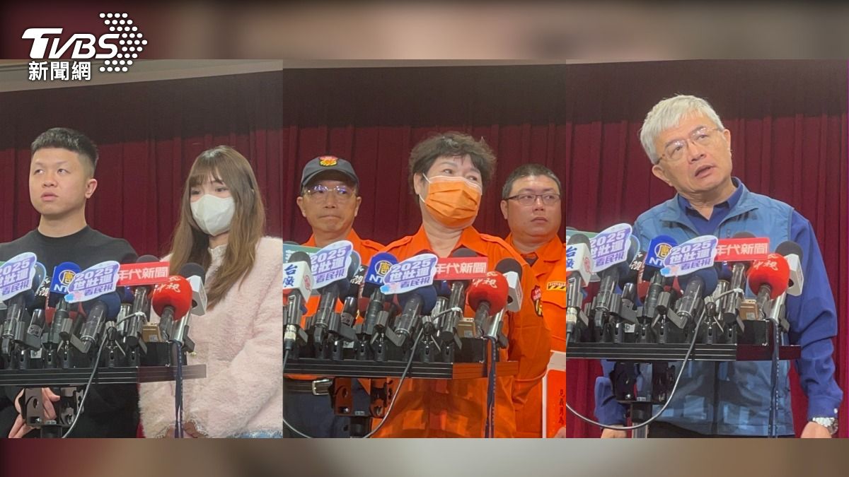 新光三越台中中港店13日發生氣爆意外，共有11名英雄發揮各自擅長的力量投入救災。（圖／林冠丞攝）