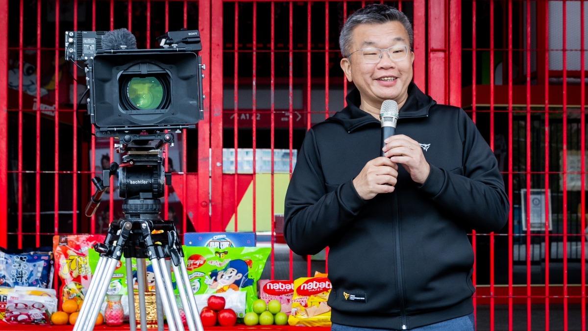 立委、中華職棒聯盟會長蔡其昌。（圖／威剛科技股份有限公司提供）