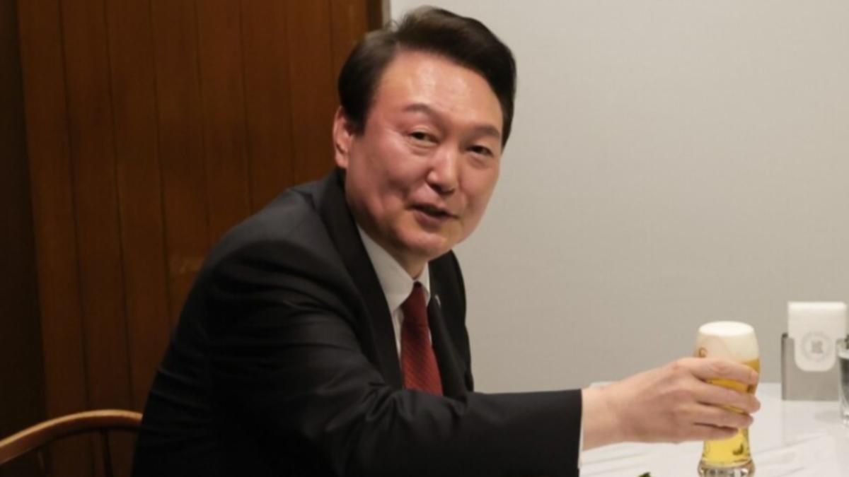 南韓總統尹錫悅。（圖／翻攝自韓聯社）