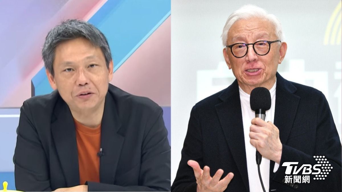 資深媒體人謝寒冰（左）爆料聯電前董座曹興誠（右）有大陸小三並曬出多張私密照。（圖／TVBS資料照）