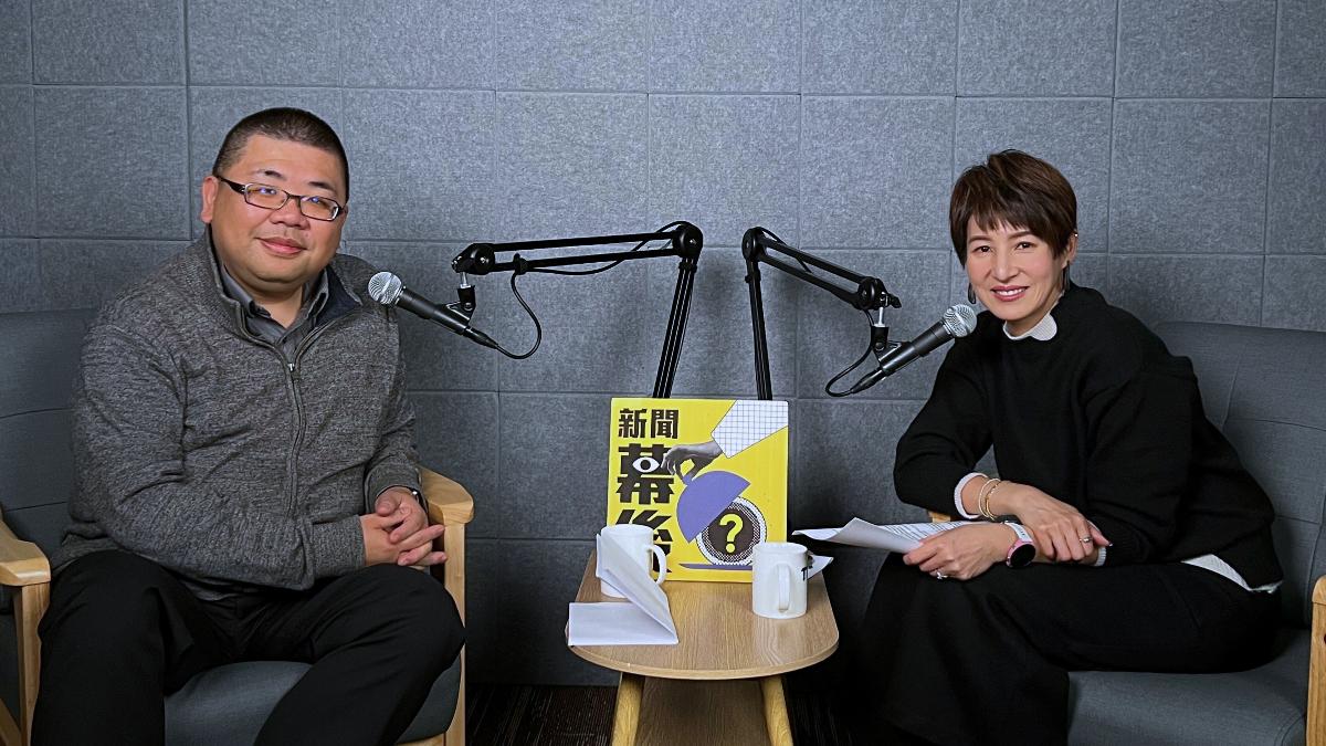 《M觀點》、《國際大事收藏版》主持人 Miula談川普關稅政策。（圖／新聞幕後提供）