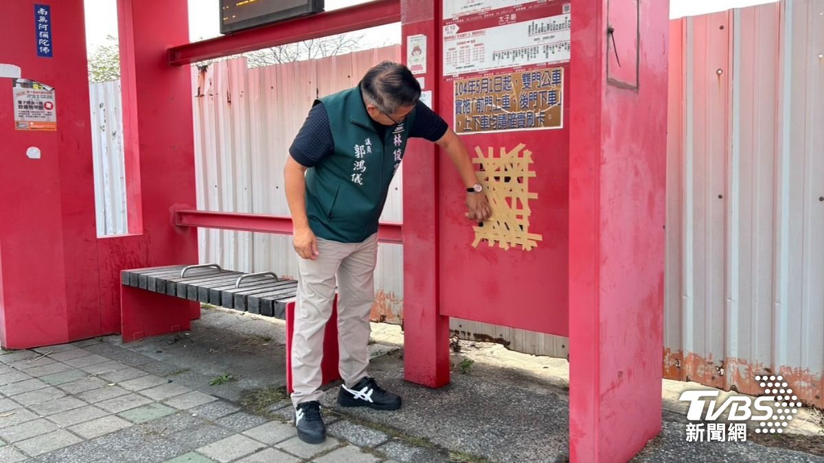 郭鴻儀認為要追查塗鴉者，杜絕歪風。（圖／TVBS）