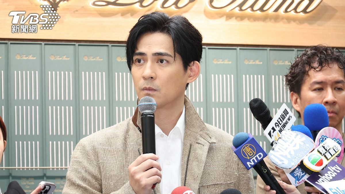 大S辭世後，周瑜民首度現身。（圖／張哲鳴攝）