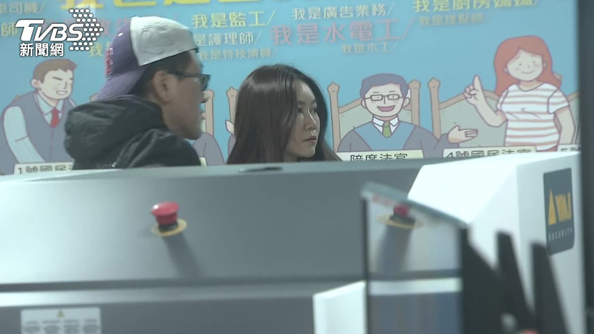 台北市議員陳怡君重開羈押庭。（圖／TVBS）