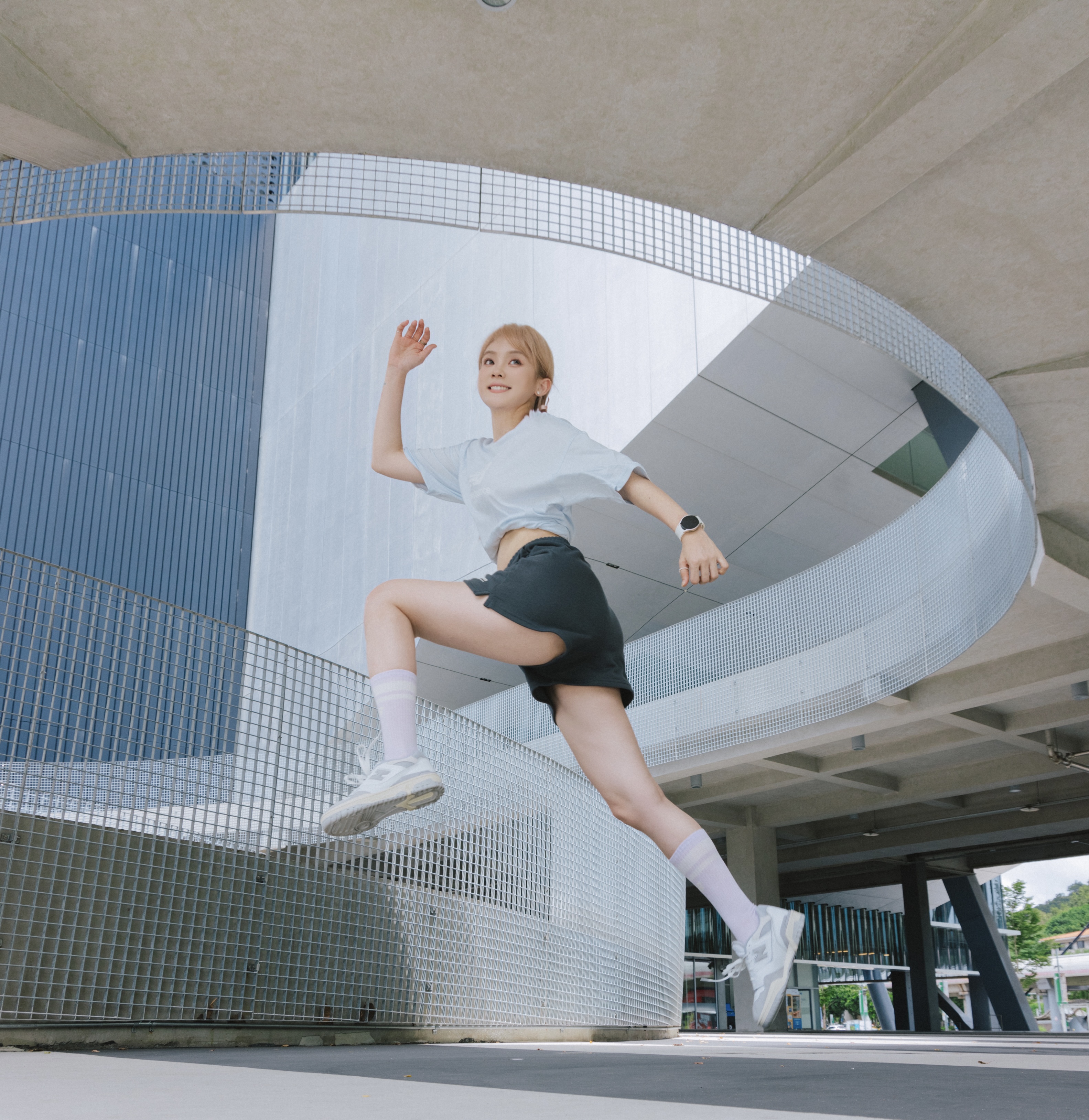 籃球女神洗菜擔任2025國家地理路跑領跑員。（圖／國家地理提供）