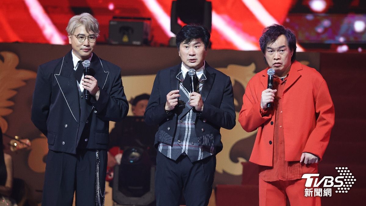 歐弟、胡瓜、康康主持鑽石舞台。（圖／張哲鳴攝）