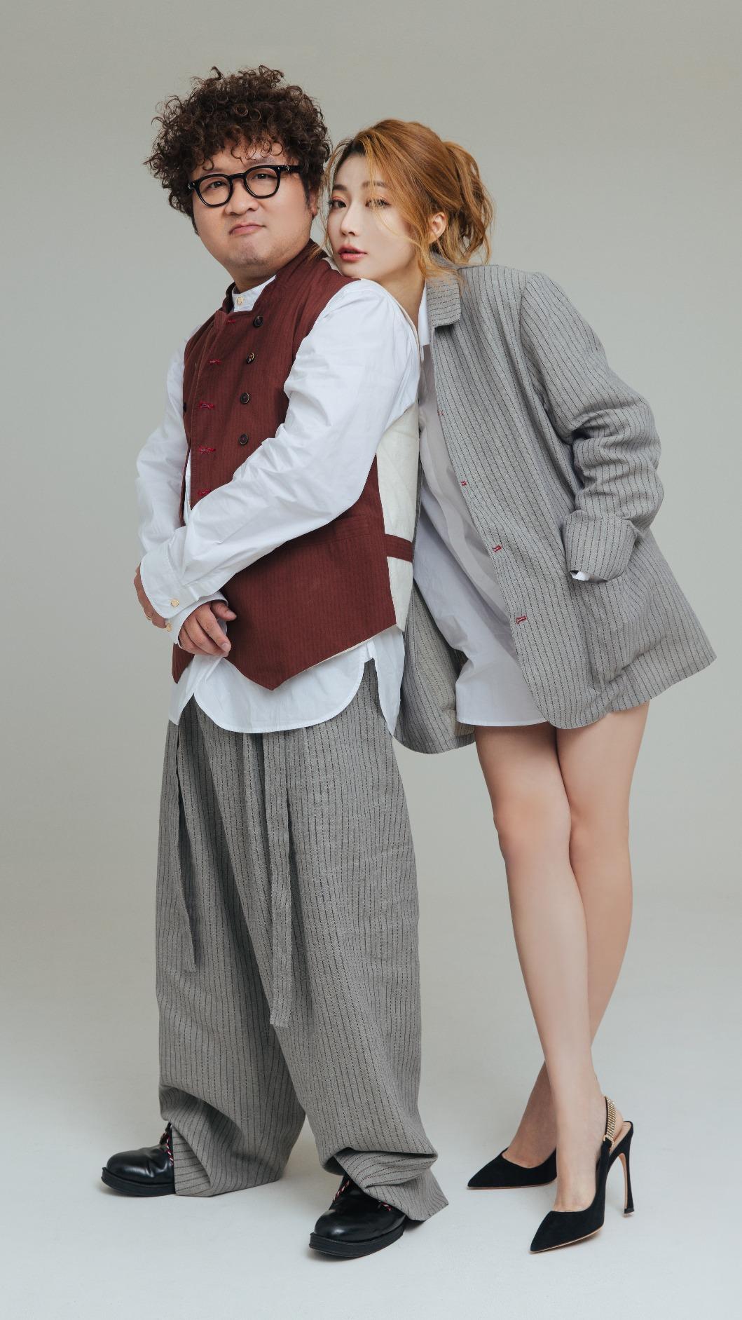 納豆和依依甜蜜拍婚紗照。（圖／經紀人提供）