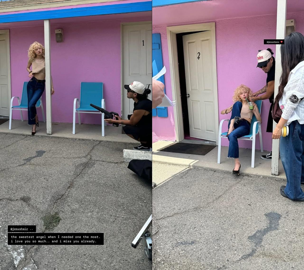 Rosé分享了數張根傑蘇斯葛雷羅的合照。（圖／翻攝自Rosé IG）