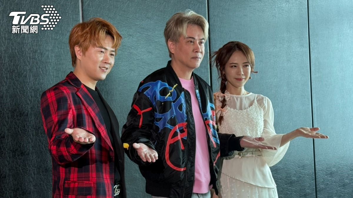 江志豐（中）大力促成吳申梅和陳孟賢合作。（圖／陳薈涵攝）