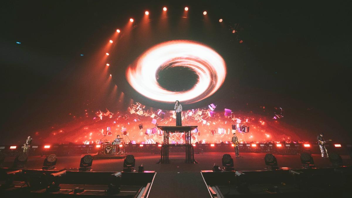 麋先生首度唱進高雄巨蛋，吸引滿場1萬名粉絲力挺。（圖／相信音樂提供）