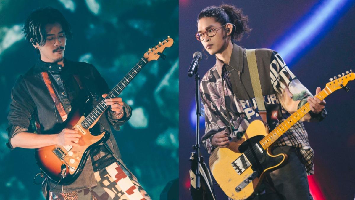 小B（左圖）、喆安對於在高雄巨蛋開唱激動不已。（圖／相信音樂提供）