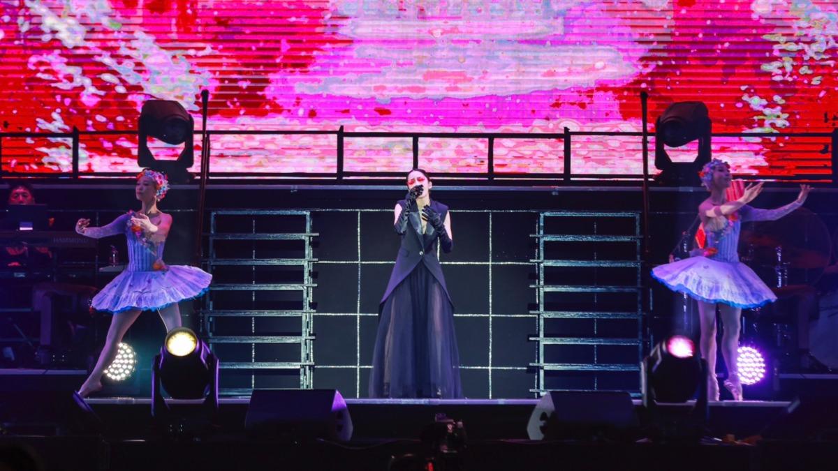 中島美嘉極有穿透力的嗓音，聽得台下歌迷如癡如醉。（圖／阿爾發音樂提供）