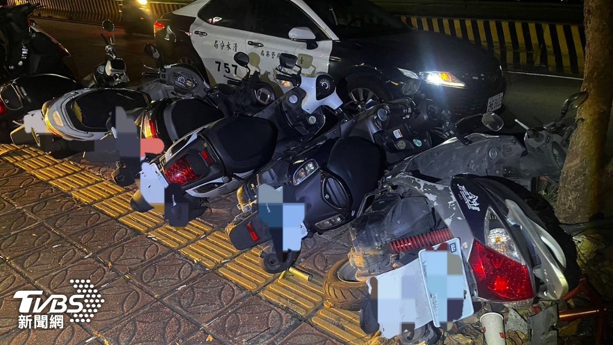 清查後發現賴女共破壞27台車。（圖／TVBS）