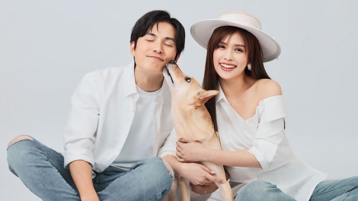 孫協志和夏宇童3月登記結婚。(圖/翻攝孫協志臉書)