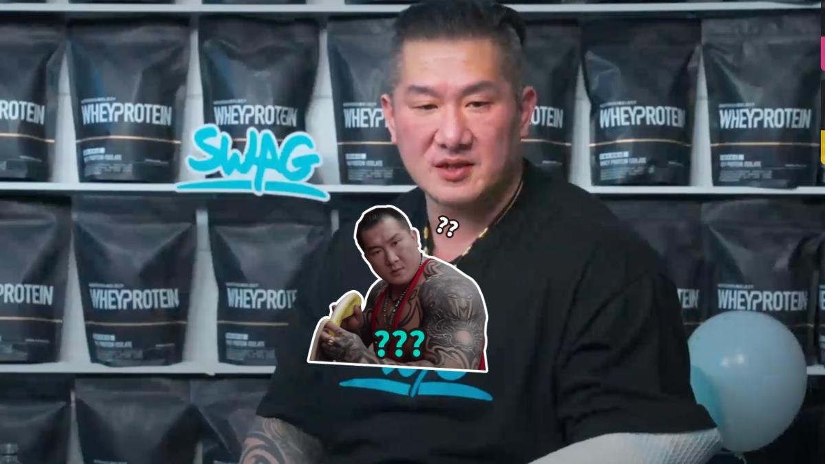 館長直播人氣輸陳沂。（圖／翻攝自SWAG）