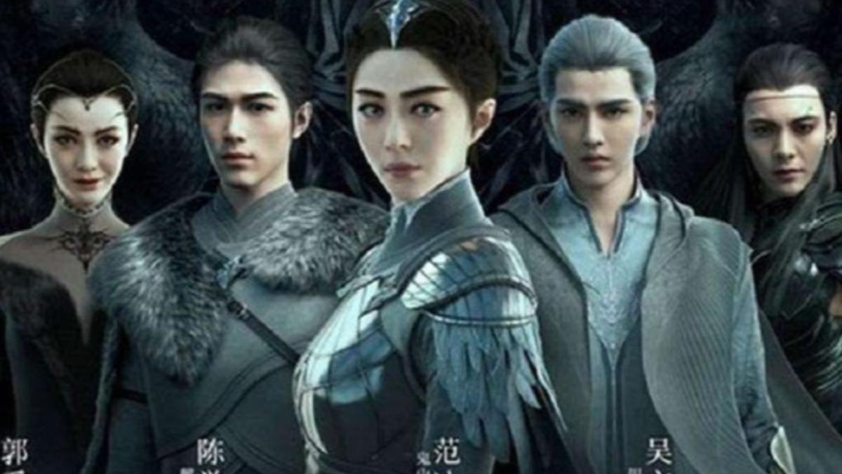 陳學冬主演的《爵跡》與范冰冰、吳亦凡合作。（圖／翻攝自微博）