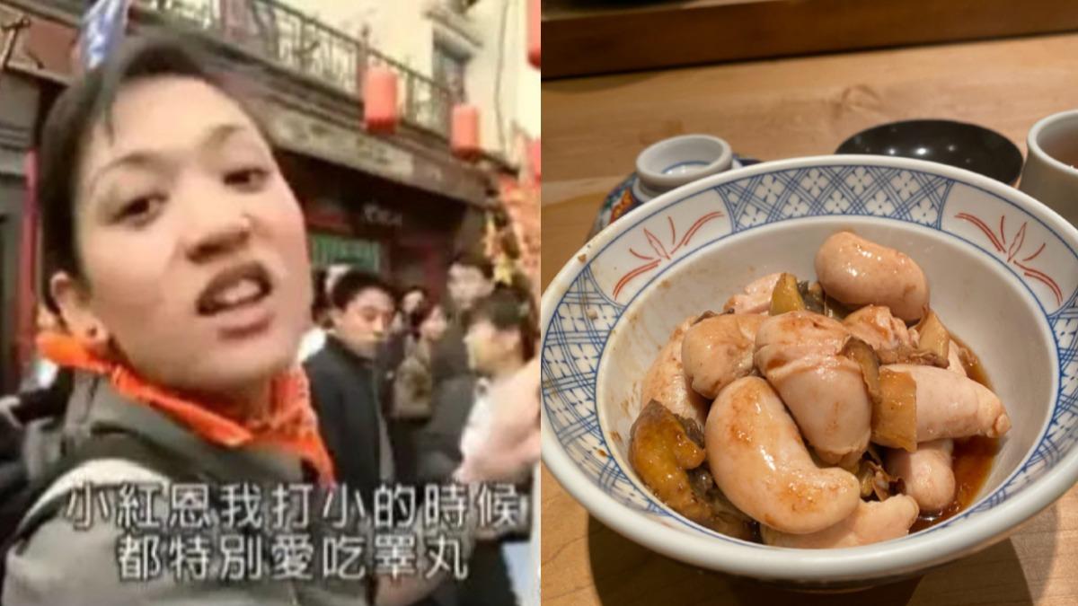 陳喬恩曬出舊照，表示自己從小就愛吃雞佛。（圖／翻攝自陳喬恩微博）