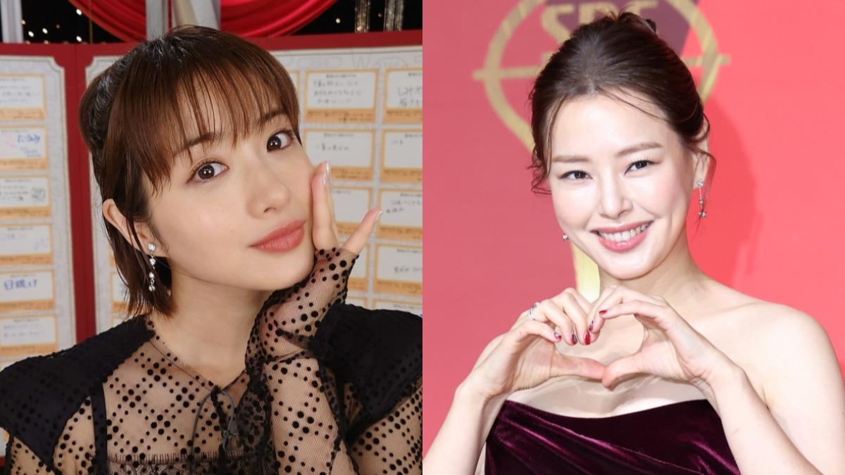 石原聰美（左）、李荷妮今天都對外宣布懷上第二胎。（圖／翻攝自nhk_torisetsushow IG、右圖news1提供）