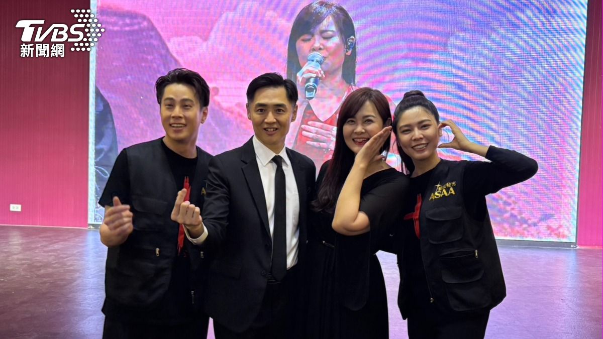 吳東諺（左起）、宋逸民、陳維齡和白家綺。（圖／謝毅攝）