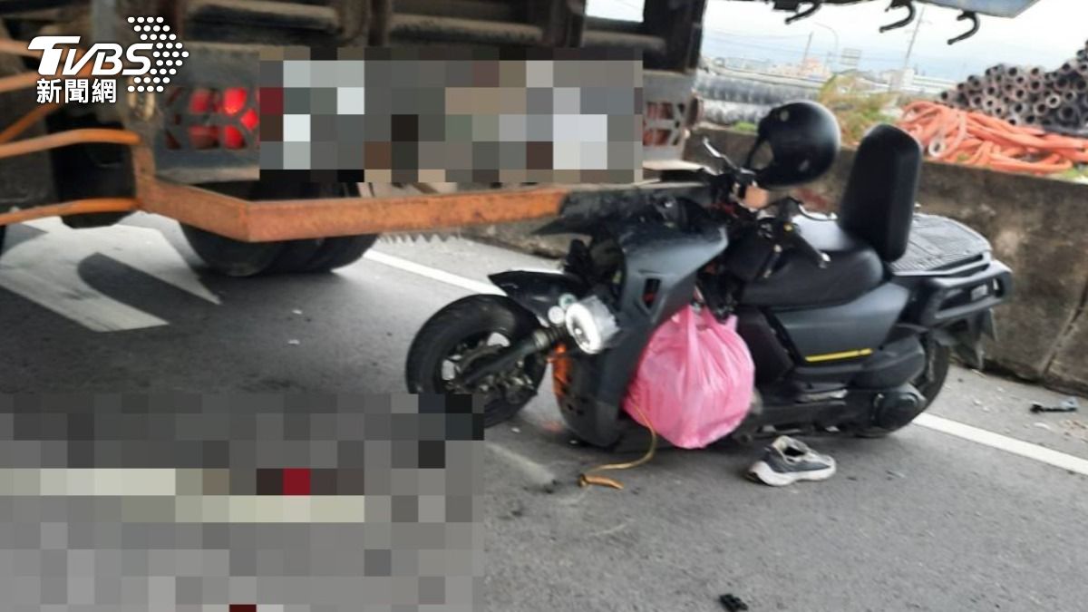 王姓男騎士傷重不治。（圖／TVBS）
