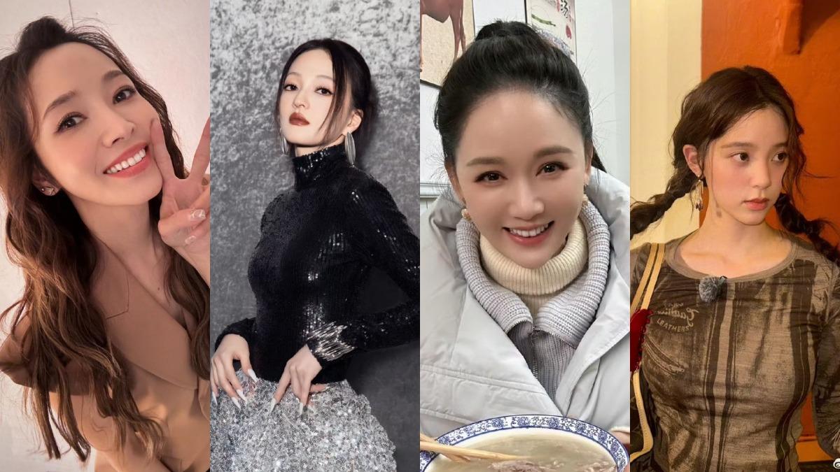 台灣女星侯佩岑、張韶涵、陳喬恩、歐陽娜娜轉發央視文表態。（圖／翻攝自微博）