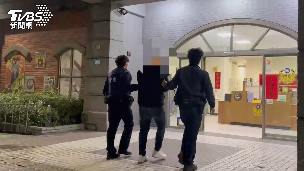 羅姓工人被警方移送法辦。（圖／TVBS）