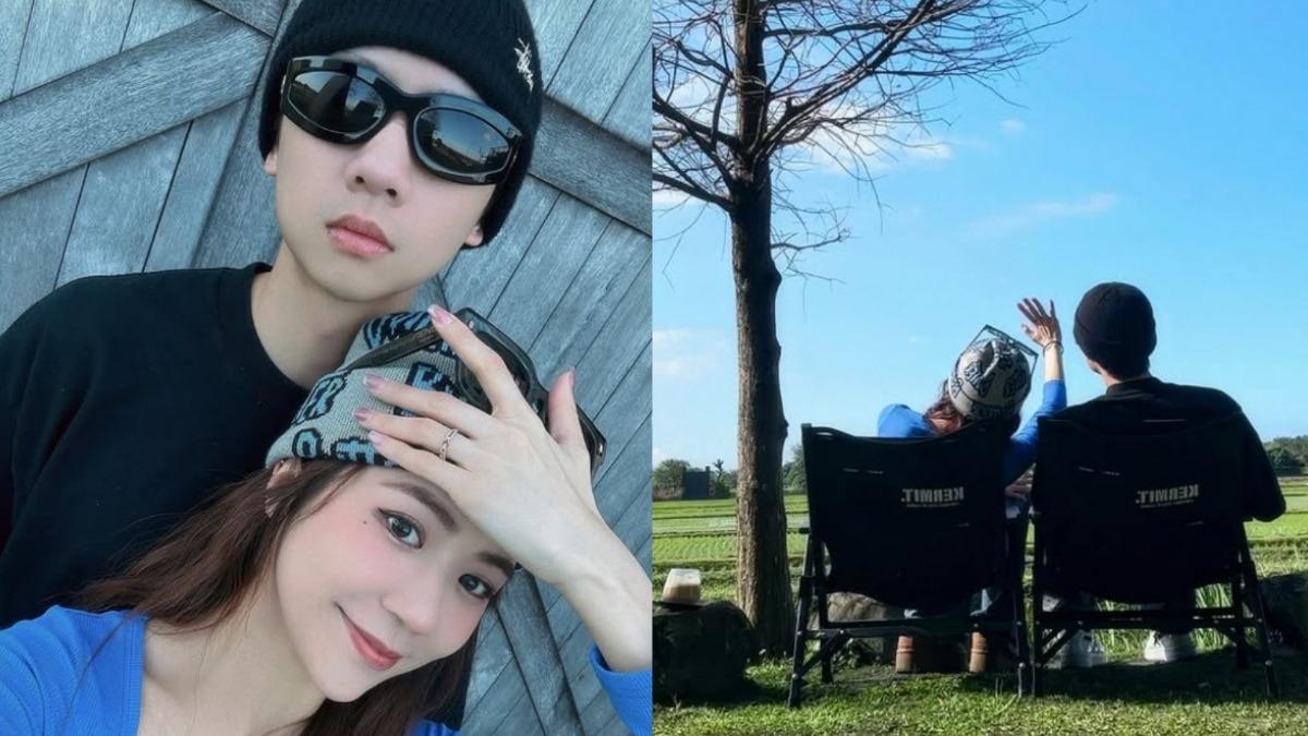 金陽向Bibi求婚成功。（圖／翻攝Bibi IG）