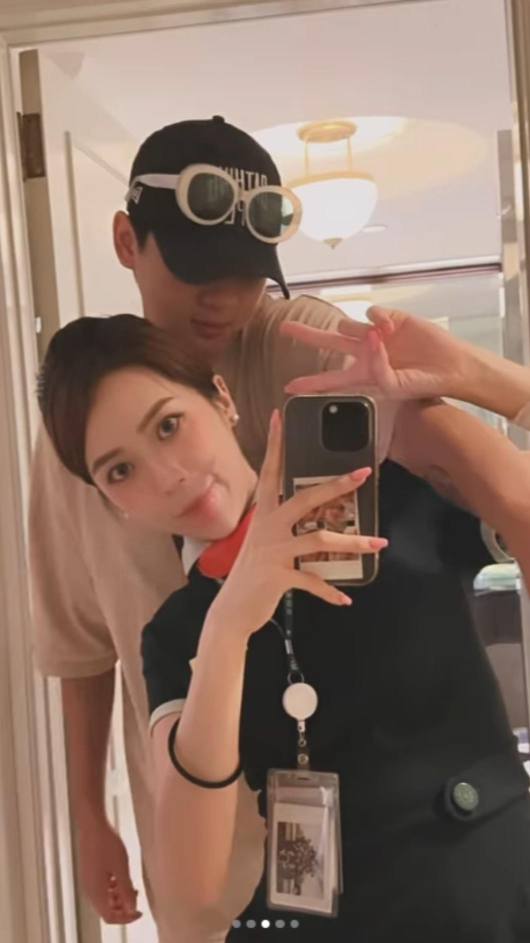 金陽和Bibi感情甜蜜。（圖／翻攝金陽 IG）