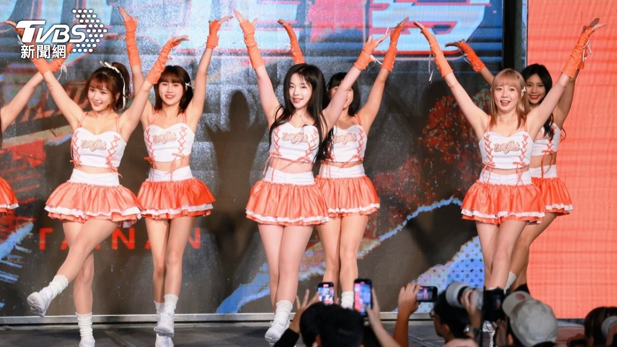 女孩們大跳應援舞。（圖／趙世平攝）