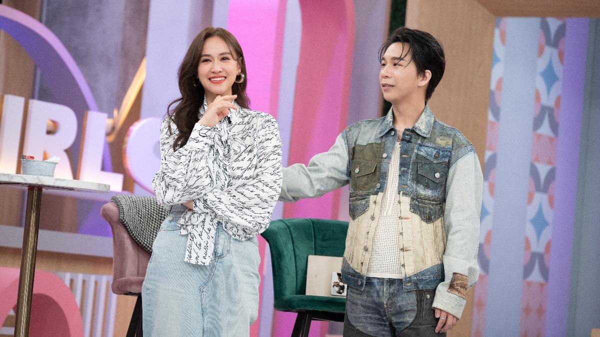 派翠克趕緊安慰吳姍儒。（圖／東森提供）