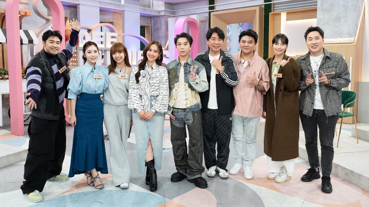 吳姍儒代班首集討論「星二代」話題。（圖／東森提供）