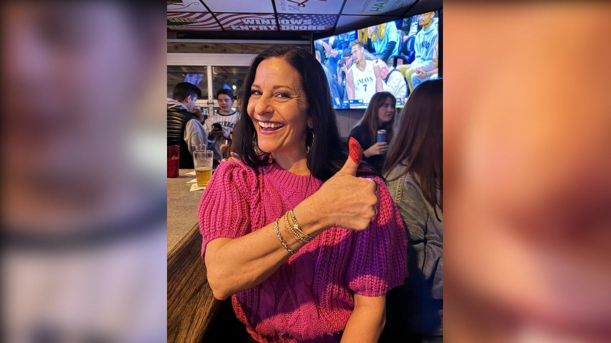 大拇指指甲雖被切除，但能保住手指讓她很感激。（圖／翻攝自 FB Michelle LaRose Tagliamonte）