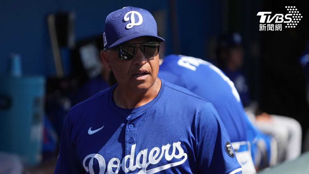 洛杉磯道奇總教練羅伯茲。（圖／達志影像路透社）