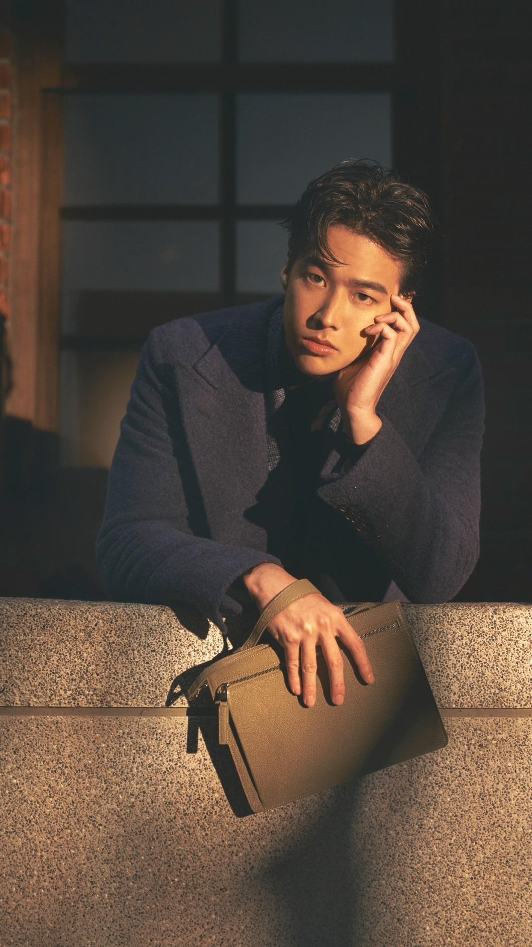 林敬倫一個月瘦5公斤。（《GQ》雜誌提供）